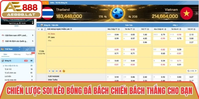 Chiến lược soi kèo bóng đá bách chiến bách thắng cho bạn